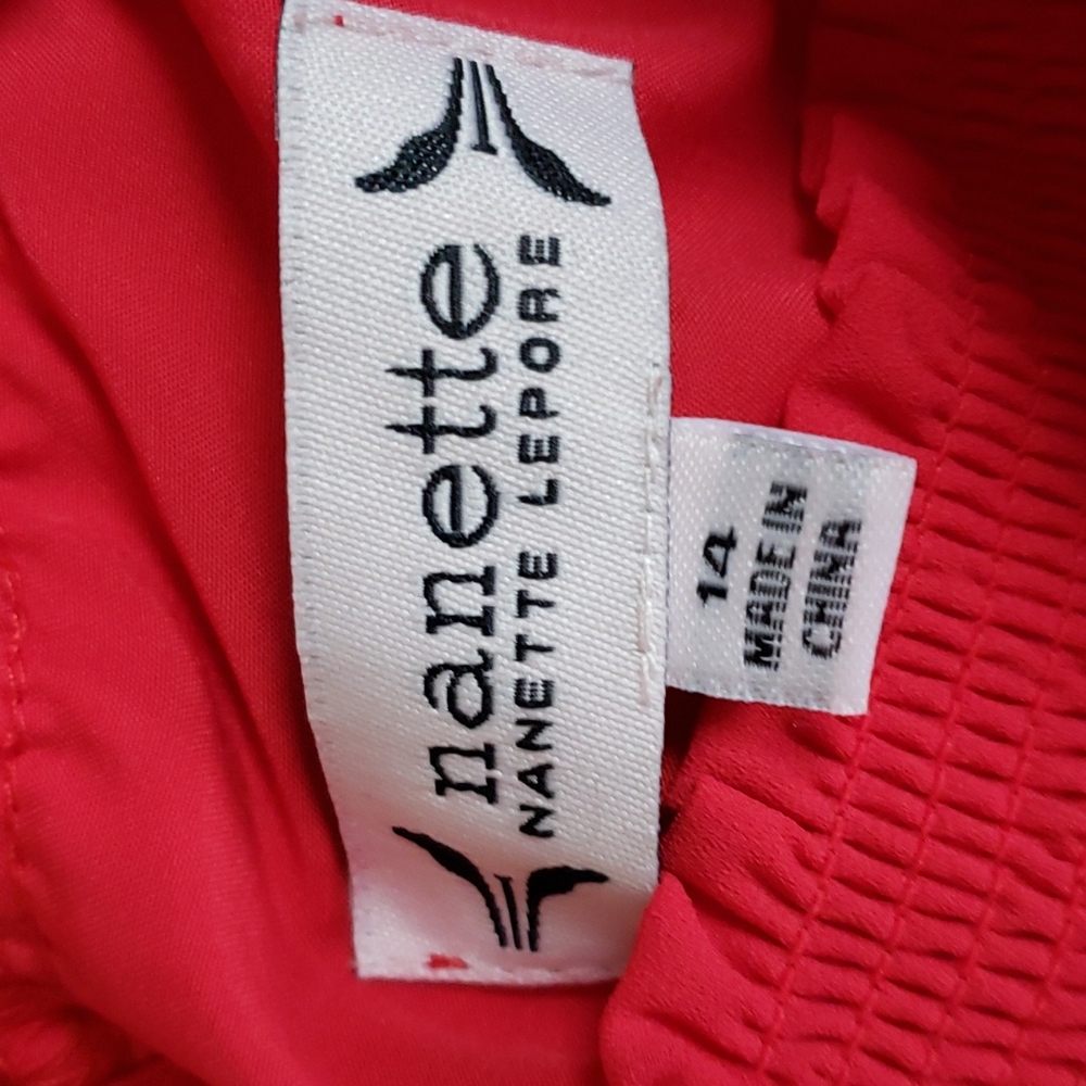 nanette NANETTE LEPORE Pleated Sleeveless Dress in Crimson Ruby - Picture 12 of 16